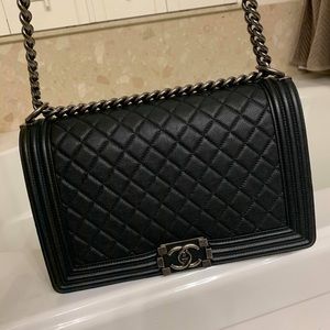 chanel boy jumbo